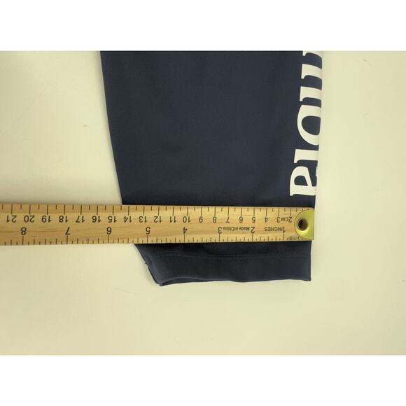 Columbia Womens Leggings Size XL Navy Blue Cropped Leg Logo - Picture 9 of 10